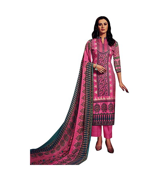 Cotton Cambric Unstitched Suit
