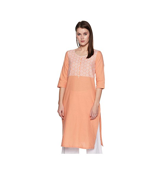 Sarah - Rayon Solid Kurti