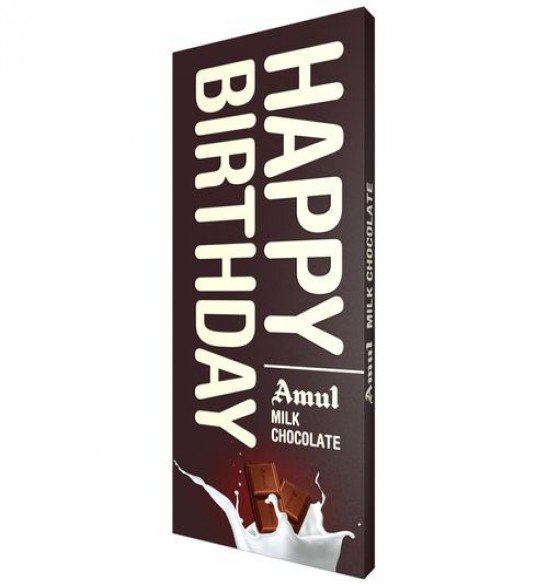 AMUL MILK CHOCOLATE HBD