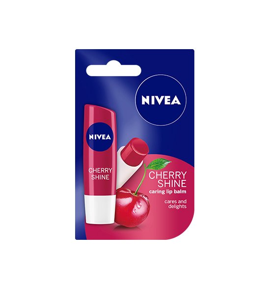 nivea fruit shine cherry lip balm