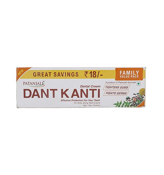 Patanjali Dant Kanti Toothpaste Value Pack - 300 g