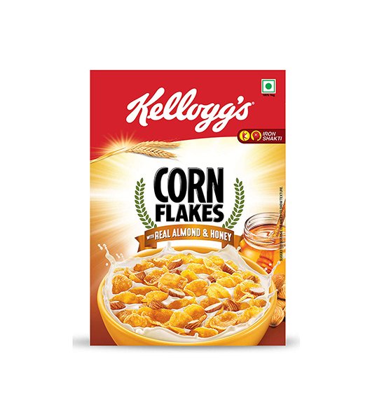 KELLOGG'S Corn Flakes Real Alomond Honey 108 x 50g Mrp Rs.20